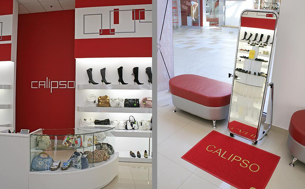 Обувной бутик "Calipso" ТРК "Сити Молл" СПб. пр. Испытателей д.5  2007 г. Был выполнен дизайн проект.